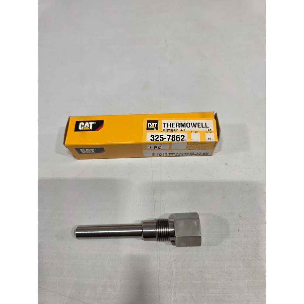 Oem CAT Temperature Sensor Thermowell 325-7862 New Open Box
Caterpillar